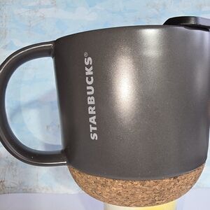 Starbucks Charcoal Mug with Cork Base